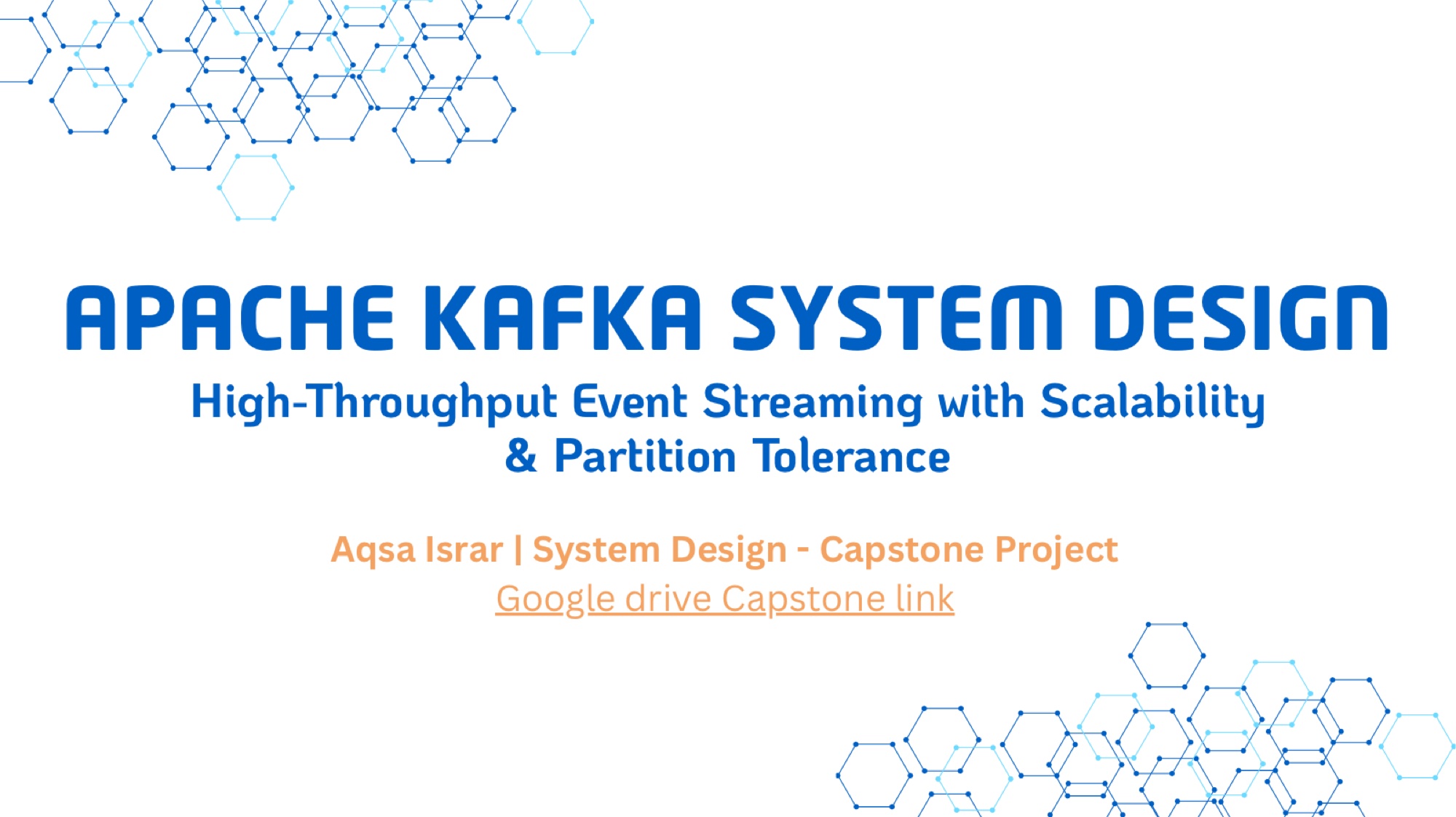 Apache Kafka System Design