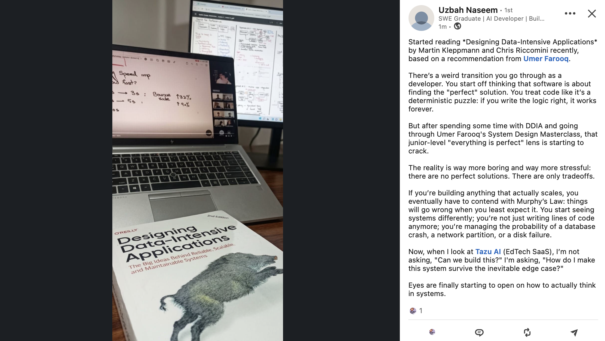 Student testimonial