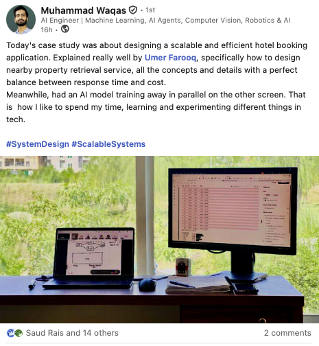 Student testimonial